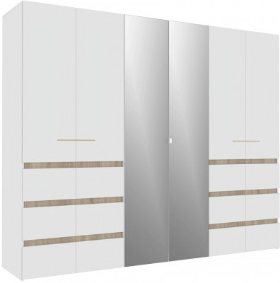 Шкаф для одежды и белья Анона, белый