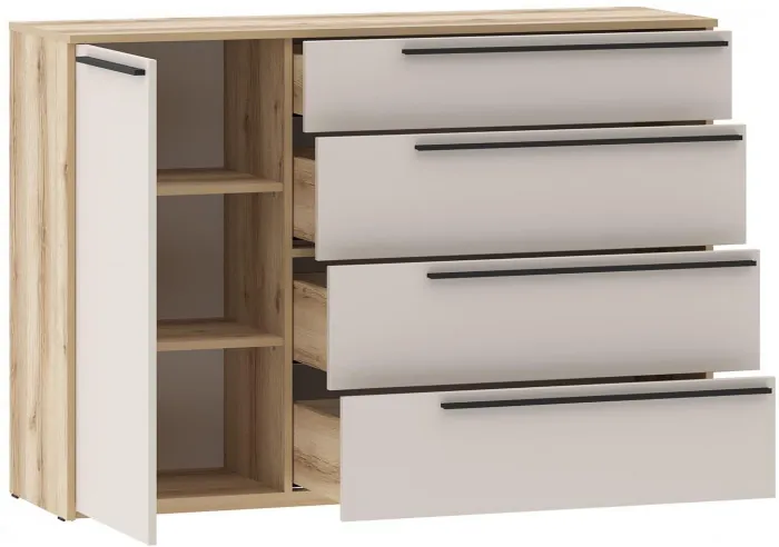 Спальня Арден 4 Дуб Делано / Сантьяго софт