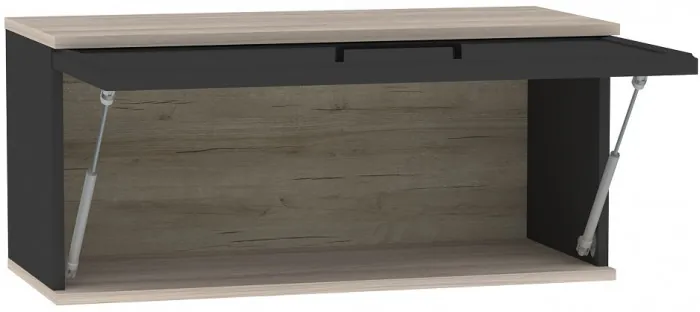 Шкаф навесной Аурелио 4, антрацит