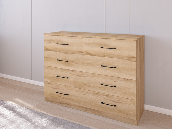 Комод 04/16 120х40х90 Эвок Прибрежный/Эвок прибрежный