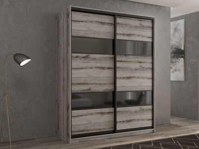 Шкаф-купе Кааппи 7 Эвок Окаменелый 160х45х230 см