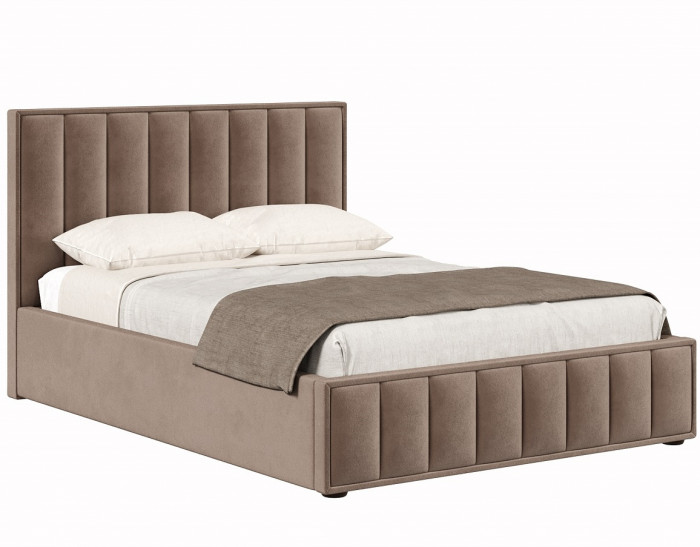Кровать с настилом 1800 Анкона, какао