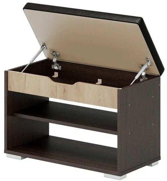 Эва Банкетка БК-002 (Венге / Дуб золотой)