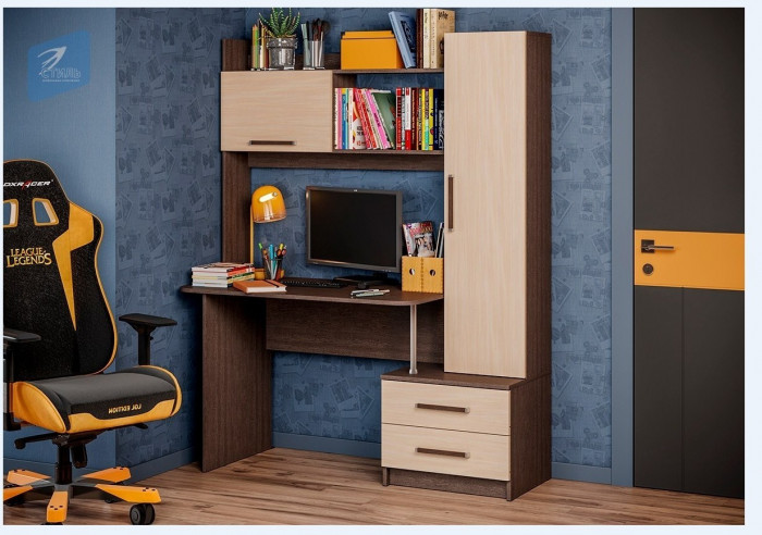 Уголок школьника Паскаль СТ-101 (Ясень шимо светлый)