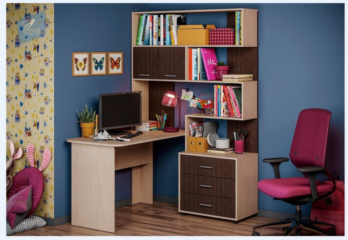 Уголок школьника Паскаль СТ-103 (венге/Дуб молочный)