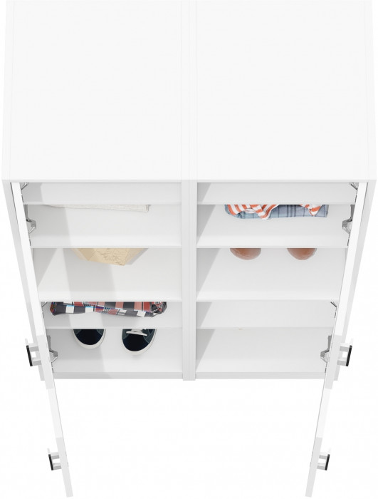 Два Пенала С-МД-СК9П к компьютерному столу С-МД-СК9, белый шагрень