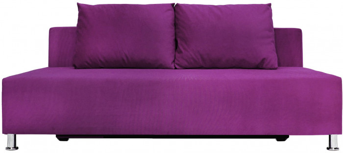 Диван-еврокнижка Парма Люкс, велюр фиолетовый