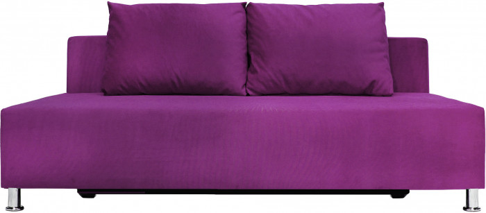 Диван-еврокнижка Парма Люкс, велюр фиолетовый