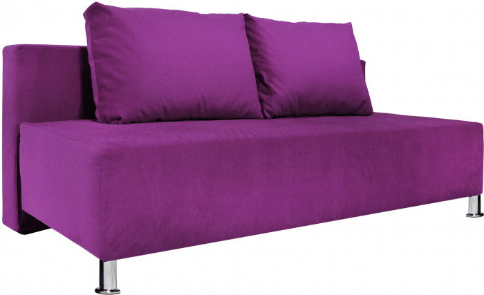 Диван-еврокнижка Парма Люкс, велюр фиолетовый