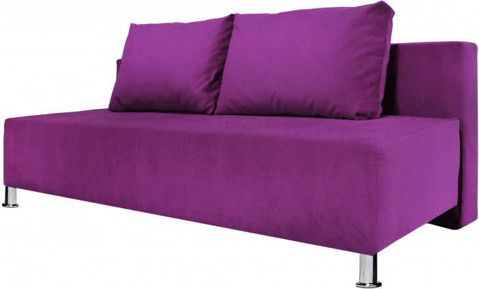 Диван-еврокнижка Парма Люкс, велюр фиолетовый