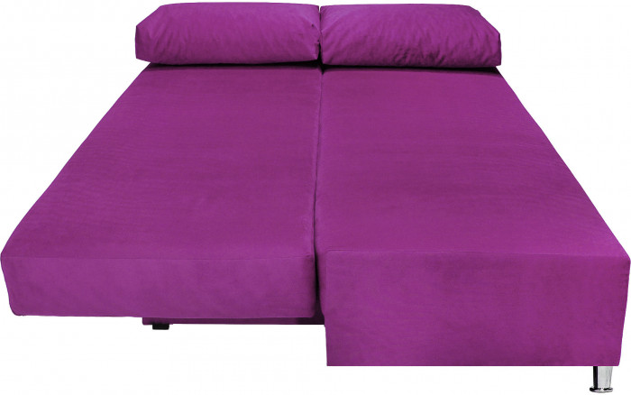 Диван-еврокнижка Парма Люкс, велюр фиолетовый