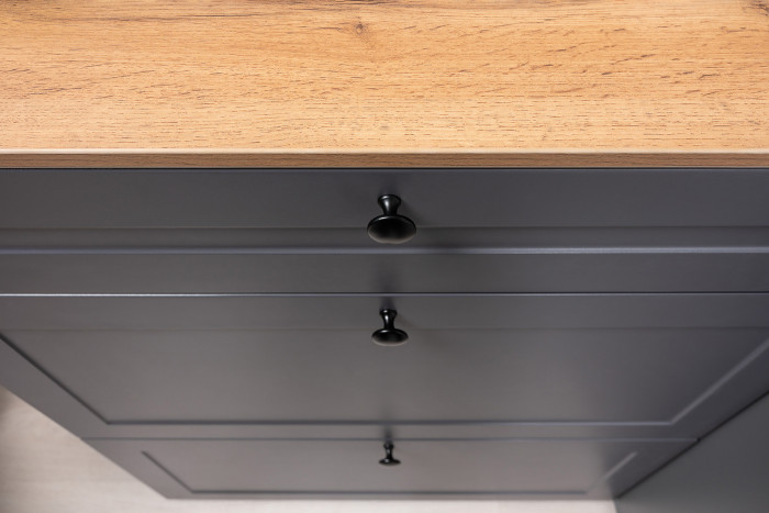 Остин Прихожая 05, цвет серый графит/дуб крафт золотой, ШхГхВ 160х54,3х229,6 см., универсальная сборка