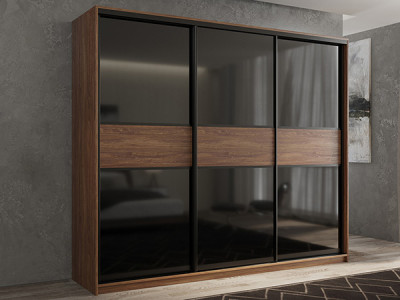 Шкаф-купе Кааппи 12 Морское Дерево Винтаж 180х45х230 см