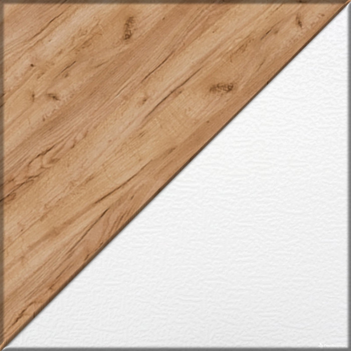 Лидер-8 Шкаф МД 19Б + Тумба МД 3.19 + Тумба МД 3.19, белый шагрень/крафт золото