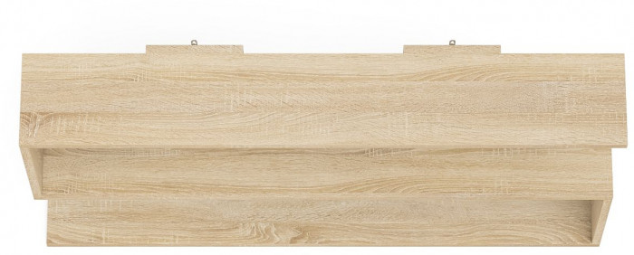 Мори Полка 1200, цвет дуб сонома, ШхГхВ 120х21х64,8 см., универсальная сборка