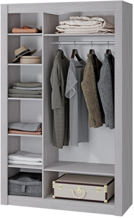 "Монако" ШК-38 ясень белый/F12