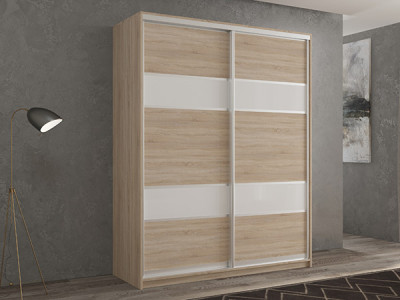 Шкаф-купе Кааппи 8 Сонома Светлый 120х60х230 см