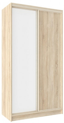 Шкаф-купе двухдверный с зеркалом 1200 Домашний Дуб сонома