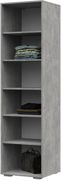 Денвер ПН-01 Пенал закрытый (548х2020х504) ателье светлый/белый