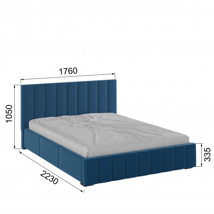 Нега Кровать интерьерная 160 атлантида, ПМ