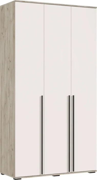 Норд Шкаф 3-х створчатый 1200 с антресолью, Крафт серый/Кашемир