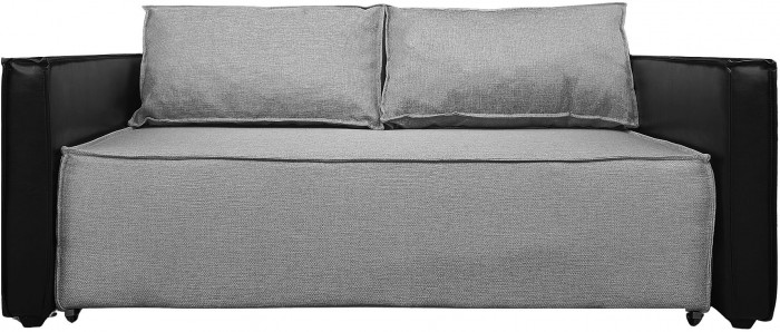 Диван-аккордеон Барон 140х200, рогожка, серый