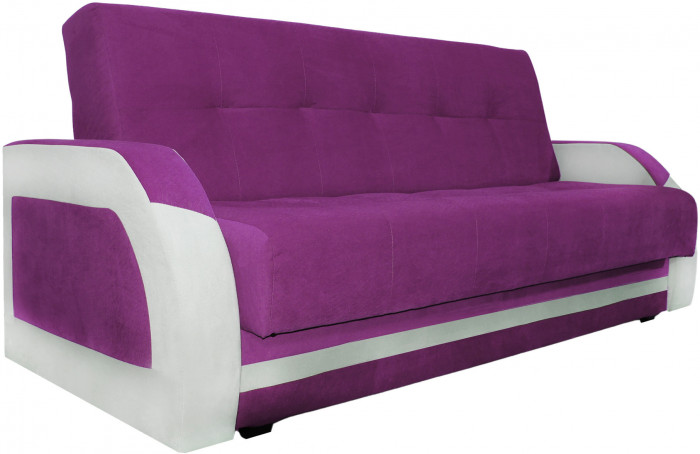 Диван-книжка Феникс, 140х190, велюр фиолетовый