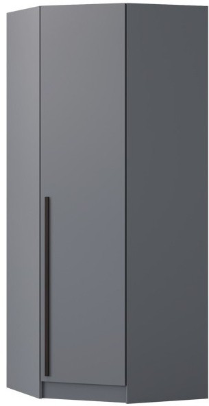 Шкаф Бастион ЛДСП угловой (Крафт золотой / Белый древесный)