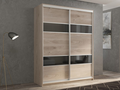 Шкаф-купе Кааппи 7 Кастелло Серый 160х45х230 см