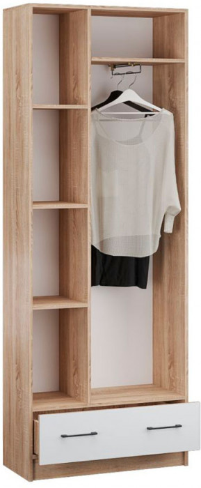 Прихожая Денвер шкаф 2х-ств. дуб сонома/белый