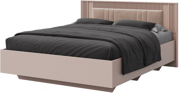 Кровать КИНГ-САЙЗ 180х200 "Харди" - Латте/Ирландский ликер