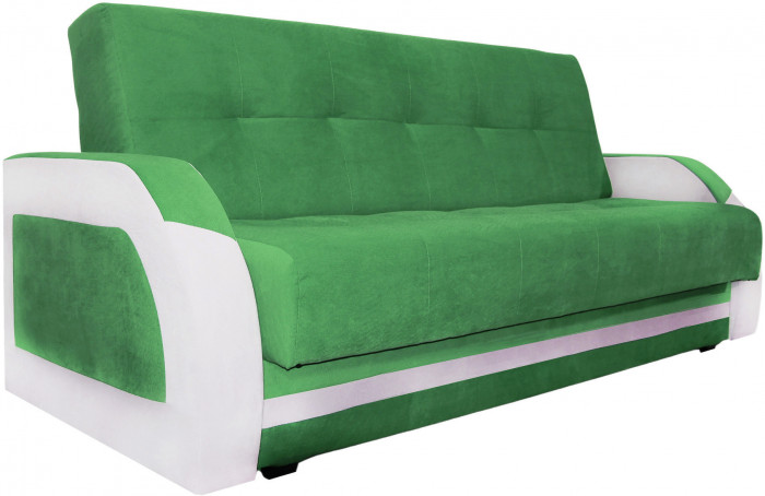 Диван-книжка Феникс, 120х190, велюр желтый