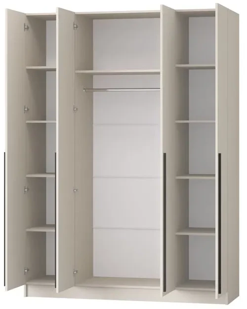 Шкаф Бастион 1600 с антресолью, Кашемир