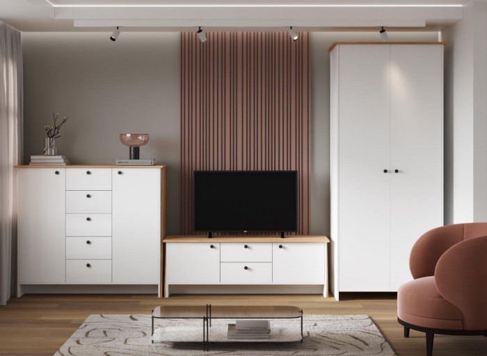 Тумба Теодора 2Д5Я, Белый