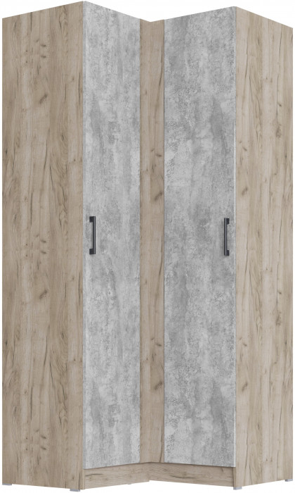 Спальня Вегас, композиция 1, Дуб крафт серый/Цемент