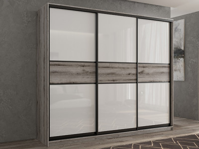 Шкаф-купе Кааппи 11 Эвок Окаменелый 270х45х230 см