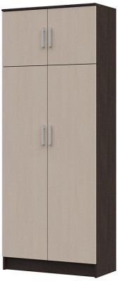 ШК-205 Машенька ЛДСП шкаф 2-х створчатый (800*2020*380) венге/дуб белфорт