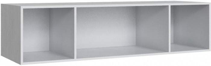 Шкаф Мадрид, композиция 10, Белый/Ателье светлое