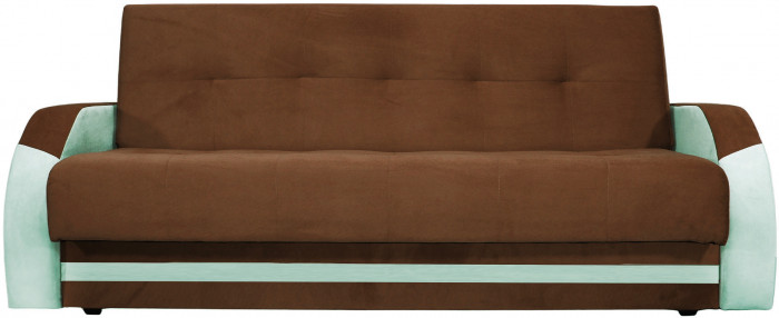 Диван-книжка Феникс, 120х190, велюр коричневый