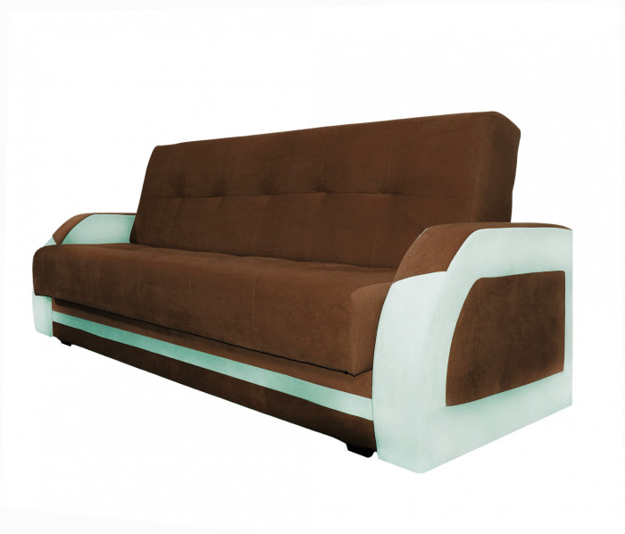 Диван-книжка Феникс, 120х190, велюр коричневый