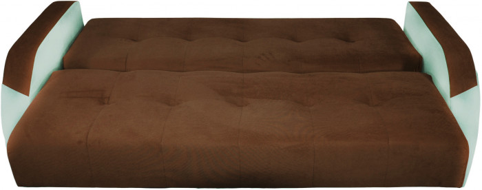 Диван-книжка Феникс, 120х190, велюр коричневый