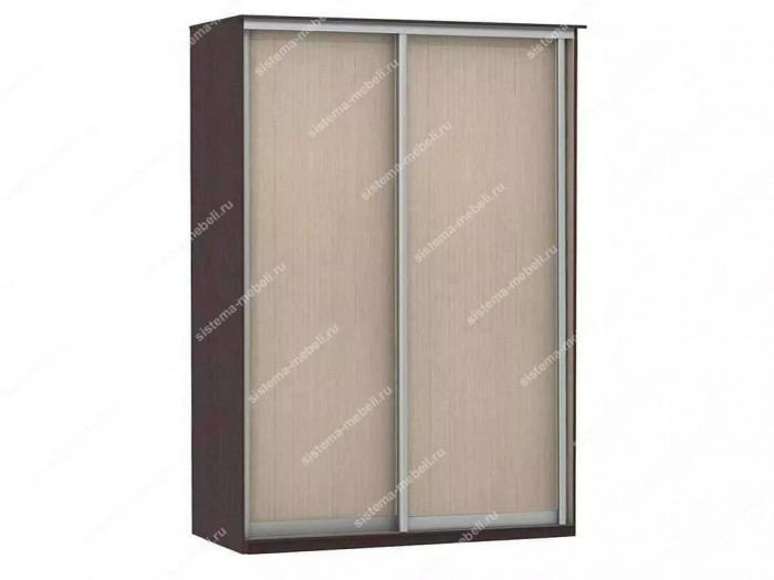 Шкаф купе Модерн 1490х600 2-х дверный 2-х секционный глухой венге/ясень