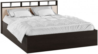 Кровать Ненси-2 венге/дуб молочный + основание ДСП 2С 160