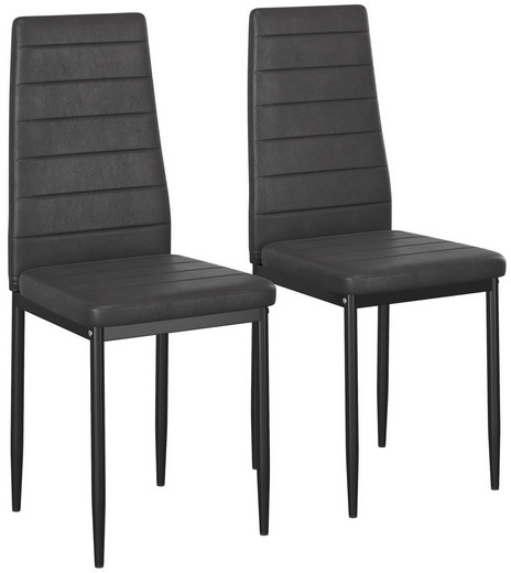 Два стула Мебель--24 A-117, чёрный