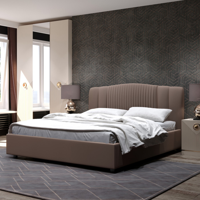 Кровать-12М с подъёмным основанием 1400 корица