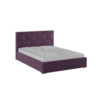 Манука Кровать интерьерная 140 винный, ортопед