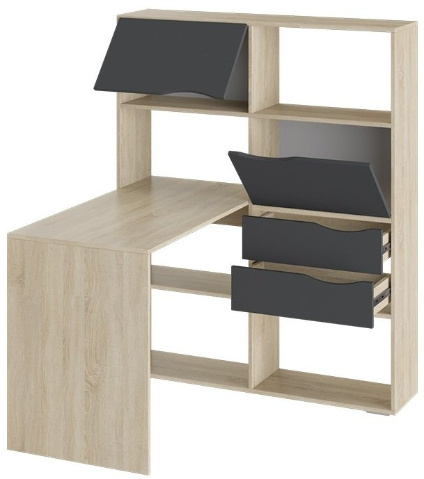 Стол письменный тип 7 (Дуб Сонома/Графит Серый)