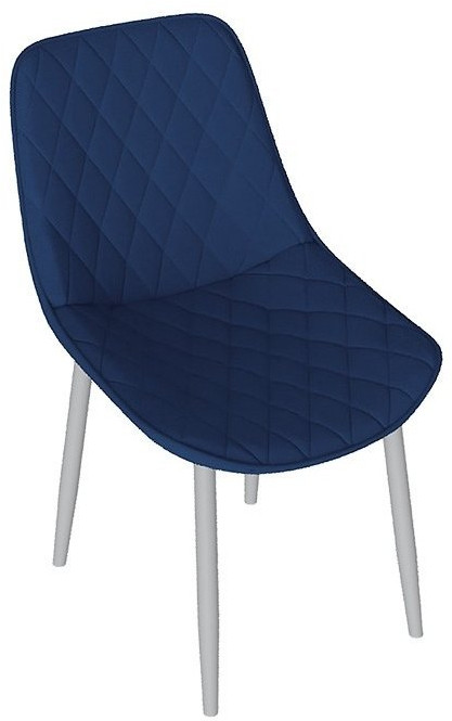 OSCAR Стул (Белый муар/Велюр L006 бирюзовый)