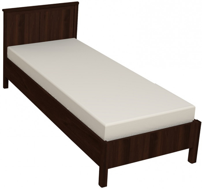 Кровать с ортопедическим основанием (дерево) Sherlock 45 90х200, орех