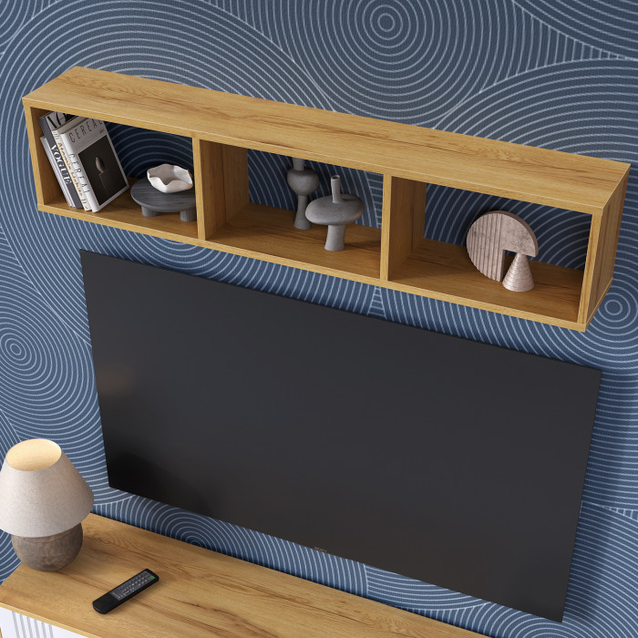 Полка 1200 с перегородками Вега Саксония